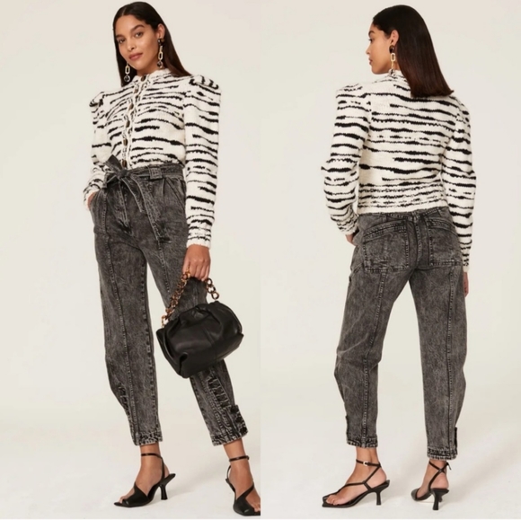 Ulla Johnson Sweaters - Ulla Johnson Skye Zebra Wool Cardigan. Tag says medium, BUT FITS LIKE AN XXS.